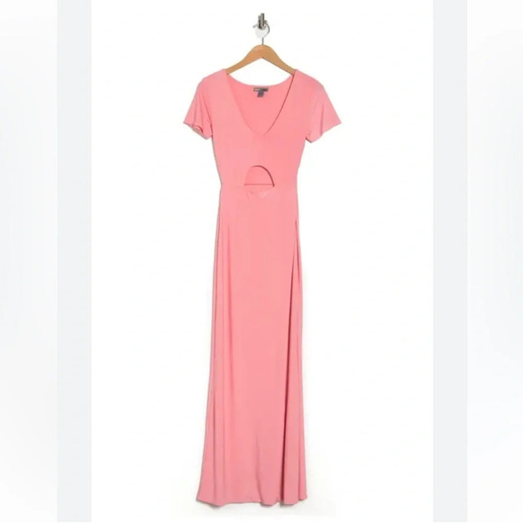 New! Nordstrom Love X Design anjelina keyhole maxi dress nwt 11936 - Picture 1 of 11